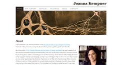 Desktop Screenshot of joannakempner.com